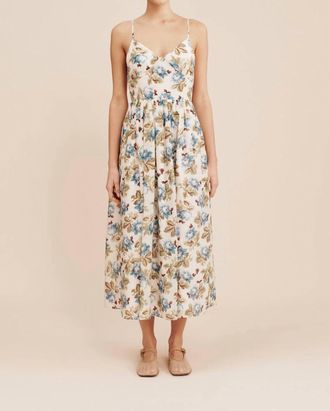 Possé Lucas Midi Dress In Meadow