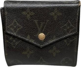 Louis Vuitton Pre-owned Wallets, female, Brown, Size: ONE SIZE Pre-owned Leather Wallet