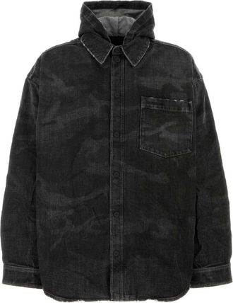 Balenciaga Black Hood Parka Jacket