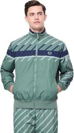 Sergio Tacchini Quadretto Track Jacket in Duck Green at Nordstrom, Size Xxx-Large