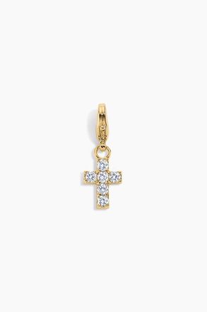 Electric Picks Cross Charm in Gold at Nordstrom