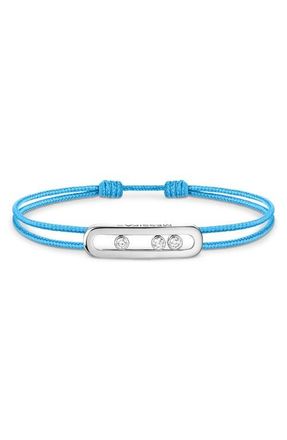 Messika Care Diamond Cord Bracelet in White Gold at Nordstrom