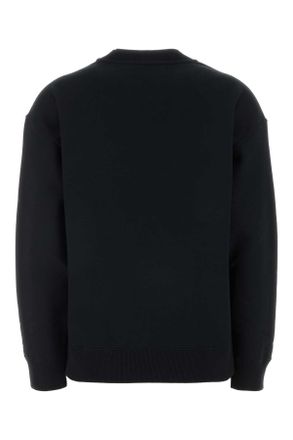Jil Sander Womens Black Cotton Sweatshirt Exterior: Felpe