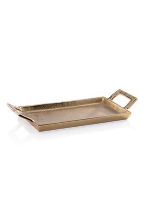 Zodax La Reserve Decorative Aluminum Tray in Gold at Nordstrom Rack