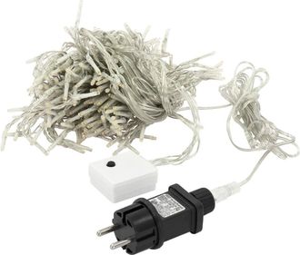 ECD Germany Cadena de luces 2 m 240 LED blanco fr&iacute;o decoraci&oacute;n navide&ntilde;a IP44