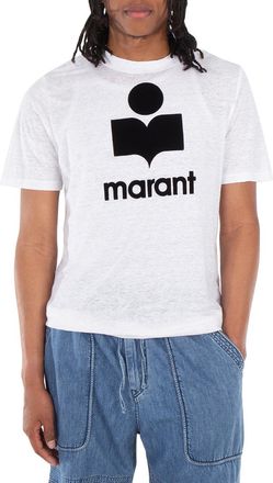 Isabel Marant Mens White Karman Tee-Shirt