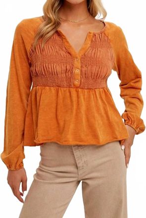 Hem & Thread Totally Over You Top In Orange