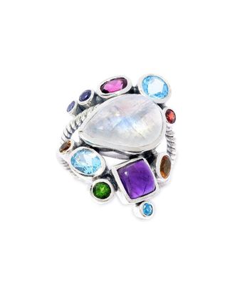 Samuel B. Silver Multi Gemstone Ring