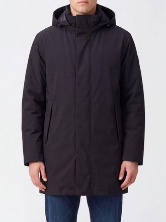 Herno Parka al ginocchio in poliestere con cappuccio e imbottitura in piuma