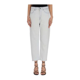 Dondup Pantalone in Denim Carrie - female - Dondup - Cropped Jeans - White - W26 - Jeans