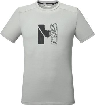 Millet Kamet Map T-Shirt S/S T-Shirt f&uuml;r Herren | grau