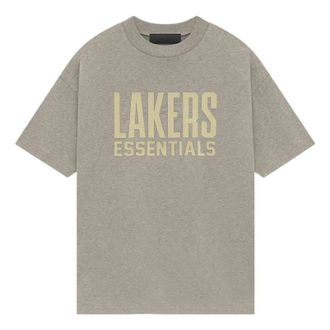 Fear of God x NBA Los Angeles Lakers T-shirt Grey Yellow 125AL244106F