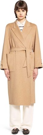 Max Mara Camel Long Robe Coat