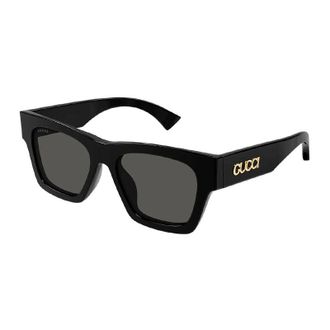Gucci Square Full Rim Sunglasses - Black