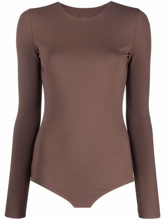 Maison Margiela Body con maniche lunghe - Marrone