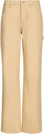 Guess Carpenter Jeans - Dames - Wijde Broeken - Beige - W30 - Broeken