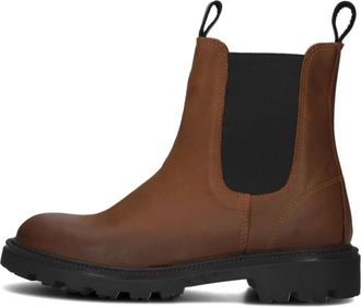 Inuovo Cognac Chelsea Boots- Model A63004 - Dames - Chelseaboots - Bruin - 37 EU - Leer - Schoenen