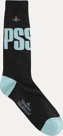 Vivienne Westwood Pssst! Sock Pssst! Black 9-11 Unisex