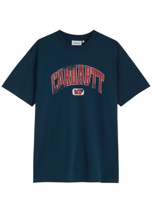 Carhartt Work in Progress Car Lecture Logo-print Cotton T-shirt - Navy - Xxl