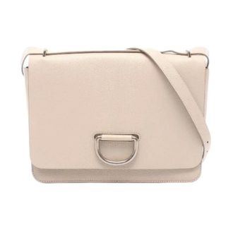 Burberry Pre-owned D Ring Lederen Schoudertas - Dames - Pre-owned - Beige - Maat: ONE Size Leer