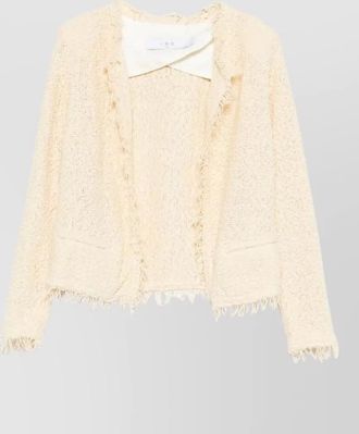 Iro shavani cotton jacket long sleeves open front