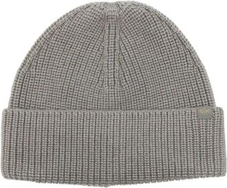Paul & Shark Wol Zijde Pet Stijlvol Hoofddeksel - Heren - Hoeden - Grijs - ONE Size - Wol - Accessoires