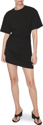Mango Lennon T-Shirt Dress in Black at Nordstrom, Size 10