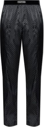 Tom Ford Zijden Pyjamabroek - Heren - Pyjama - Zwart - S - Nachtkleding