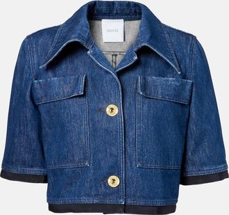 Patou Giacca cropped di jeans
