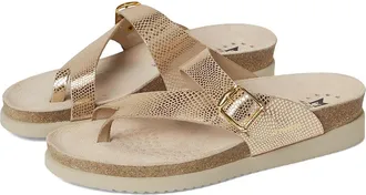 Mephisto Helen Womens Sandals Light Sand Havana : EU 40 (US Womens 10) B - Medium, Leather/Suede