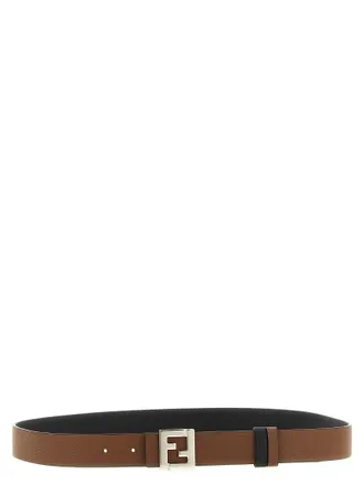 Fendi Mens Multicolor Calfskin Regular Belt