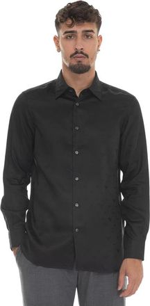 Emporio Armani Casual overhemd - Heren - Casual Overhemden - Zwart - 2XL - Overhemden
