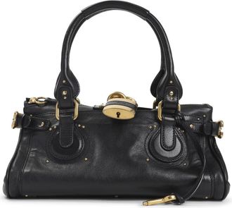 Chlo&eacute; Black Paddington Shoulder Bag