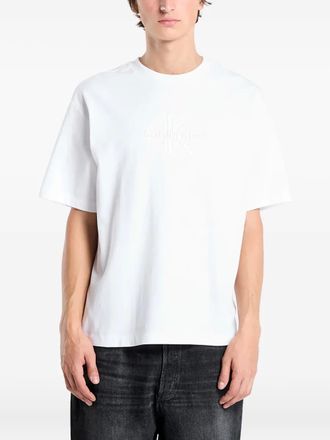 Calvin Klein T-shirt met geborduurd logo - Wit