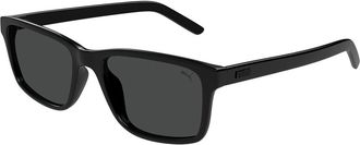 Puma PU0493S 001 Mens Sunglasses Black Size 55 - Free RX Lenses - Free RX Lenses