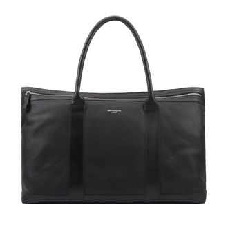 Paul Costelloe Mens Mahi Leather Holdall Bag - Black - One Size