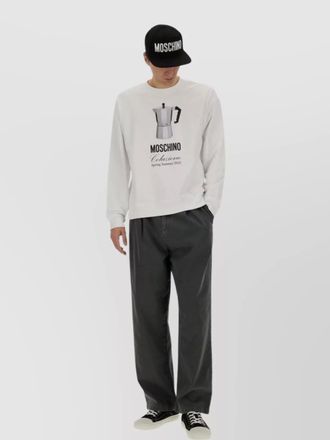 Moschino regular-fit cotton sweatshirt