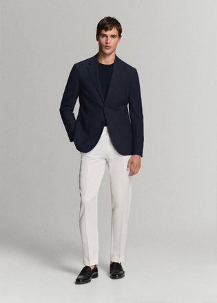 Mango Giacca slim-fit tasche navy - Uomo - 46 - MANGO MAN
