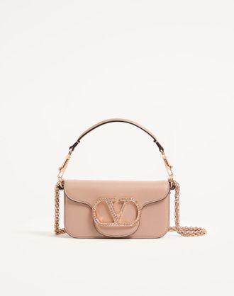 Valentino Garavani Borsa Piccola A Spalla Valentino Garavani Loc&ograve; Con Logo Gioiello Donna ROSE CANNELLE UNI