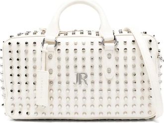 John Richmond studded tote bags - women - Polyester/Polyurethane - One Size - White