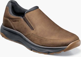 Florsheim Mens Tread Lite Moc Toe Slip On In Brown Ch/ Brunch