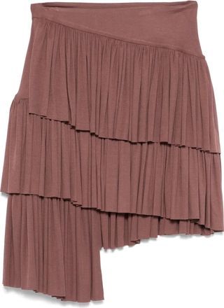 Pinko Gonna plissettata asimmetrica - Rosa