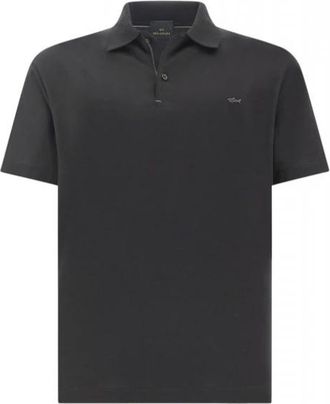 Paul & Shark Cotton Polo Shirt - Heren - Polos - Zwart - XL - Katoen - Tops