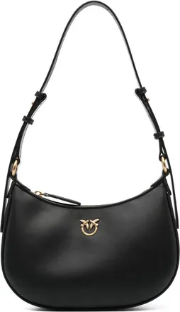 Pinko Love Birds Leather Shoulder Bag