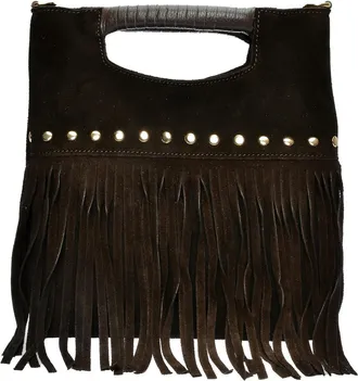 Luisa Vannini Bordeauxrood Rundleer Tas