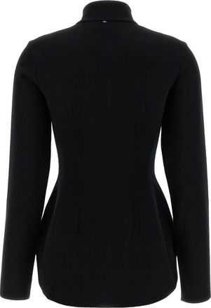 Sportmax Womens Black Viscose Blouse
