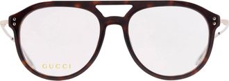 Gucci Demo Pilot Mens Eyeglasses GG1708O 002 53