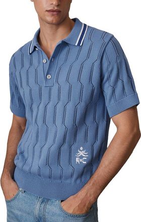 Reiss Oasis Pointelle Tipped Top