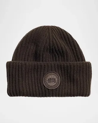 Canada Goose Men & apos;s Tonal Disc Wool-Cashmere Beanie