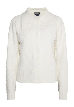 Dreimaster Dreimaster Vest Dames wolwit